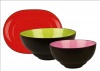 Waechtersbach Duo 3-Piece Hostess Set, Chili/Mint/Fuchsia