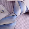 Blue Mens Silk Tie Cornflower Blue Solid Woven Silk Tie Cufflinks Present Box Set Y&G Business Tie Set A8055