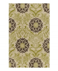 Timeless designs in a color palette to complement even the most modern decor. Hand-tufted in India using soft, thick-pile wool, this area rug from Dalyn has beautifully flowing features that pop against a crisp Ivory ground. Timeless designs in a color palette to complement even the most modern decor. Hand-tufted in India using soft, thick-pile wool, this area rug from Dalyn has beautifully flowing features that pop against a crisp Ivory ground.
