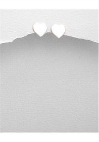 Heart Earrings In 92.5 Sterling Silver Heart Earrings In 92.5 Sterling Silver
