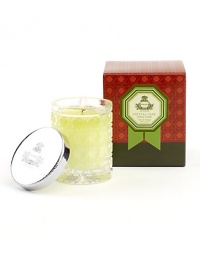 Agraria's Crystal Cane Candles are presented in an exquisite package that makes a grand impression. These beautifully luminous, fragrant, and clean burning candles are a special blend of vegetable-based premium soft waxes. An exhilarating fragrance filled with Lime & Orange Blossoms, and surrounded by the beauty of Night-Blooming Sampaguita, Honeysuckle, and Jasmine. Amber Woods, Smoky Patchouli and Oak Moss add depth to a velvety smooth background. Burn time is approximately 20-25 hours. Agraria's Crystal Cane Candles are presented in an exquisite package that makes a grand impression. These beautifully luminous, fragrant, and clean burning candles are a special blend of vegetable-based premium soft waxes. An exhilarating fragrance filled with Lime & Orange Blossoms, and surrounded by the beauty of Night-Blooming Sampaguita, Honeysuckle, and Jasmine. Amber Woods, Smoky Patchouli and Oak Moss add depth to a velvety smooth background. Burn time is approximately 20-25 hours.