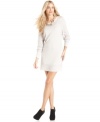 Get ready for fall with a lightweight sweater dress from DKNY Jeans. Metallic knit adds sparkle to casual days!