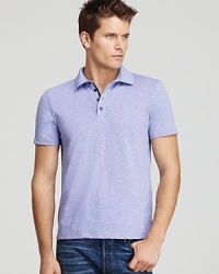 Elie Tahari Craig Slub Polo - Slim Fit Elie Tahari Craig Slub Polo - Slim Fit