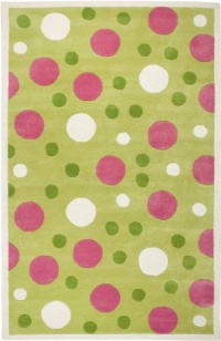 Rizzy Home RK1310 RizKidz 3-Feet by 3-Feet Round Area Rug, Green Rizzy Home RK1310 RizKidz 3-Feet by 3-Feet Round Area Rug, Green