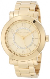 Vince Camuto Women's VC/5002CHGB Gold-Tone Swarovski Crystal Dial Gold-Tone Bracelet Watch