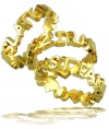 Rachel Stackable Name Ring in 14k white, yellow, or rose (pink) gold, finger sizes 4 to 9