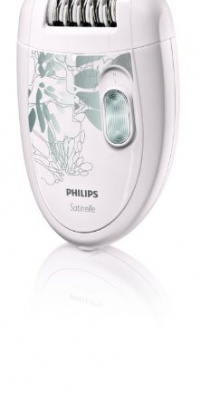 Philips HP6401 Satinelle Epilator, White/Gray Philips HP6401 Satinelle Epilator, White/Gray