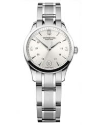 Forge a bond with this sleek and durable Alliance collection watch by Victorinox Swiss Army. Forge a bond with this sleek and durable Alliance collection watch by Victorinox Swiss Army.
