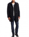 Cole Haan Men's Plush Duffle Coat with Toggles