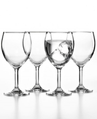 Add a splash of elegance to casual dining with Globo water glasses, featuring luminous stemmed glass from Bormioli Rocco. Add a splash of elegance to casual dining with Globo water glasses, featuring luminous stemmed glass from Bormioli Rocco.