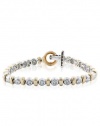 Effy Jewlery Two Tone Diamond Bracelet, 1.11 TCW