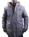 Enyce By Sean John Men's Snorkel Coat Jacket Parka Faux Fur Snow Toggle