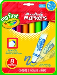 Crayola My First Crayola Washable Markers 8ct Crayola My First Crayola Washable Markers 8ct