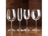 Marquis crystal is the casual side of Waterford--perfect for everyday use. Sold in sets of four. Shown from left to right - deep red wine, flute, white wine, red wine. Also available is the set of 4 all purpose goblets.