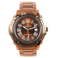 Charlie Jill Men Watch in Brown Dial Bronze Color Stainless Steel Bracelet Charlie Jill Men Watch in Brown Dial Bronze Color Stainless Steel Bracelet