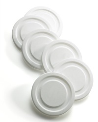 ARC International Luminarc White Working Glass Lids for Double Old Fashioned Cooler Glass, Set of 6 ARC International Luminarc White Working Glass Lids for Double Old Fashioned Cooler Glass, Set of 6
