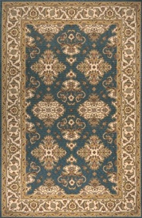 Area Rug 2x3 Rectangle Traditional Teal Blue Color - Momeni Persian Garden Rug from RugPal Area Rug 2x3 Rectangle Traditional Teal Blue Color - Momeni Persian Garden Rug from RugPal