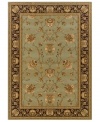 A visual treat composed of intertwining vines, branches and blossoms on a soft blue ground, this area rug from Sphinx impresses with unsurpassed beauty. Woven on the most advanced Axminster looms from only the finest materials, including premium New Zealand wool.