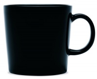 iittala Teema 10-ounce Mugs, Black iittala Teema 10-ounce Mugs, Black