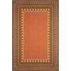 Liora Manne Terrace Collection - Border Terracotta, Size: 7'10 Square