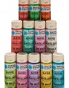 Martha Stewart PROMO773B 12 Glitter Paints, Bright