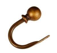BCL Drapery Hardware 125BLHB Classic Ball Holdback, Set of 2, Antique Gold BCL Drapery Hardware 125BLHB Classic Ball Holdback, Set of 2, Antique Gold