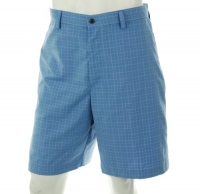 Izod Golf Twill Plaids (Small) Birdie Blue (light blue and white) Flat Front Walking Shorts Izod Golf Twill Plaids (Small) Birdie Blue (light blue and white) Flat Front Walking Shorts