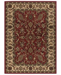 Traditional Persian motifs are recreated here in this intricately designed, ultra-soft Tolya area rug from Couristan. Cross-woven on Wilton looms, this high-quality construction offers deeper colors and subtle shading to achieve that old-world look. Traditional Persian motifs are recreated here in this intricately designed, ultra-soft Tolya area rug from Couristan. Cross-woven on Wilton looms, this high-quality construction offers deeper colors and subtle shading to achieve that old-world look.