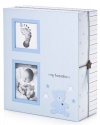 Pearhead Lil' Peach Bear Keepsake Box, Blue