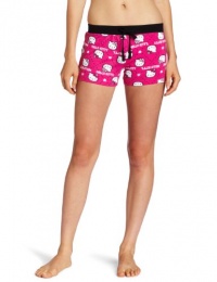 Hello Kitty Juniors Hk Loves Me Printed Sleep Short, Pink, Small Hello Kitty Juniors Hk Loves Me Printed Sleep Short, Pink, Small