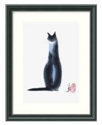 Sitting tall and proud, Cheng Yan's elegant Chinese Cat I gives felines everywhere an air of mystery. Displayed in a white mat and classic black frame with beaded detail. Sitting tall and proud, Cheng Yan's elegant Chinese Cat I gives felines everywhere an air of mystery. Displayed in a white mat and classic black frame with beaded detail.