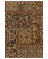 A patchwork design of antique-inspired textiles is beautifully rendered in this Logan area rug from Karastan. Crafted of New Zealand wool for ultimate comfort and supreme durability. A patchwork design of antique-inspired textiles is beautifully rendered in this Logan area rug from Karastan. Crafted of New Zealand wool for ultimate comfort and supreme durability.