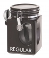 Oggi EZ Grip Regular Coffee Canister, Black