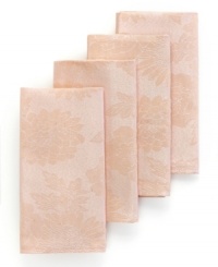 Get set for spring. Supplement your Dinner Party Medley table in a bag set with extra napkins featuring the sweet, pastel-pink floral motif. Get set for spring. Supplement your Dinner Party Medley table in a bag set with extra napkins featuring the sweet, pastel-pink floral motif.