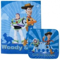 Disney Pixar Toy Story Bath Towel & Wash Cloth Set - 2-pc. Blue (24x44) Disney Pixar Toy Story Bath Towel & Wash Cloth Set - 2-pc. Blue (24x44)