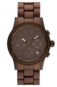 DKNY Chronograph Brown Aluminum Ladies Watch NY8349