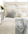 Diamond quilting adds a touch of classic glamour to this Lauren Ralph Lauren sham in luxurious silk.