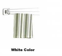 HPI 2341 3-Arm Rack Towel Swing, White HPI 2341 3-Arm Rack Towel Swing, White