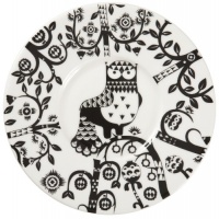 Iittala Taika Coffee/Cappuccino Saucer, Black, 6-3/4-Inch Iittala Taika Coffee/Cappuccino Saucer, Black, 6-3/4-Inch