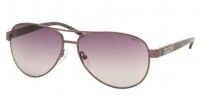 RALPH LAUREN RA 4004 RA4004 103/11 GUNMETAL GREY HORN METAL GRAY GRADIENT LENS AVIATOR SUNGLASSES SHADES