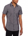 Calvin Klein Sportswear Men's Short Sleeve Yarn Dye Chambray Voile