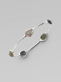 Pretty labradorite cabochons set in sterling silver. LabradoriteSterling silverSlip-on styleDiameter, about 2¾Imported Pretty labradorite cabochons set in sterling silver. LabradoriteSterling silverSlip-on styleDiameter, about 2¾Imported