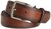 Tommy Hilfiger Men's Vachetta Two Tone Dress Belt, Brown, 34