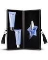 Indulge with the temptation of ANGEL delights offered in a stunning Thierry Mugler vinyl case that you can re-use for your treasures. Wrap yourself in seduction – from the Perfuming Body Lotion and Shower Gel to the final touch, the Eau de Parfum. As a Mugler touch of perfection, the Eau de Parfum spray is refillable for life.