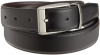 Perry Ellis Mens Pauly Big And Tall Belt, Black, 52 SP