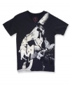 Riff on your casual look with this sweet guitarist tee from Triple Fat Goose.