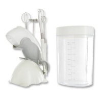 One Touch 4 Function Power Mixer with Beat, Whip, Mix, and Blend One Touch 4 Function Power Mixer with Beat, Whip, Mix, and Blend