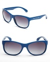 Classic and cool, MARC BY MARC JACOBS' wayfarers are rendered in a timeless silhouette with lens and temple logos.