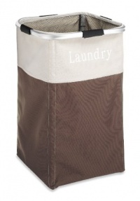Whitmor Aluminum Frame Laundry Hamper - Java/Latte Whitmor Aluminum Frame Laundry Hamper - Java/Latte