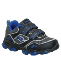 He can attack the block in these light-up sneakers from Stride Rite, the sleek combination of comfort, performance and style. He can attack the block in these light-up sneakers from Stride Rite, the sleek combination of comfort, performance and style.